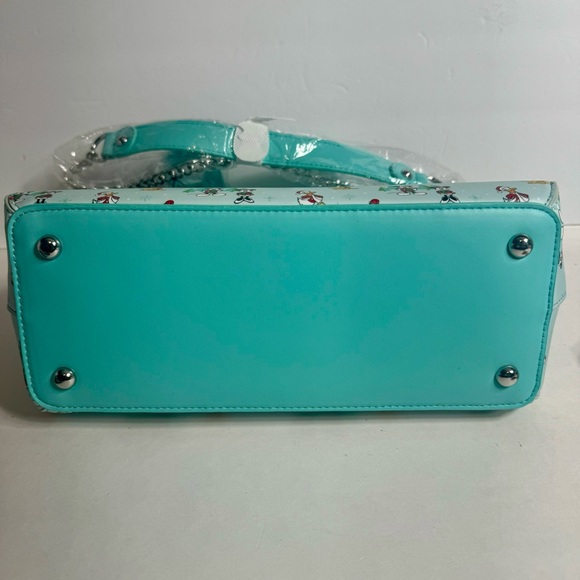 NWT. Loungefly Disney Holiday Christmas winter Sensational Six Crossbody Bag. - Picture 9 of 12